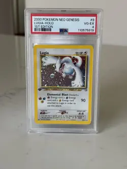 Pokemon TCG Lugia Neo Genesis 1st Edition - PSA 4 - Image 1