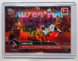 Ragnar Ache 2025-26 Bundesliga Topps Now #129 FC Koln Red Foil 5/5 bookend - Image 1