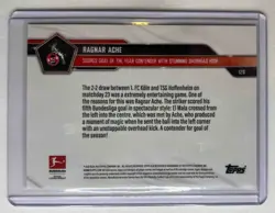 Ragnar Ache 2025-26 Bundesliga Topps Now #129 FC Koln Red Foil 5/5 bookend - Image 2