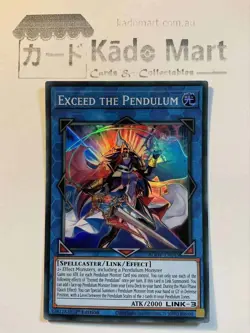 Exceed the Pendulum AGOV-EN045 Super Rare 1st Edition YuGiOh TCG Card - Image 1