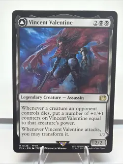 MTG Vincent Valentine #125 Final Fantasy Foil Rare NM - Image 1