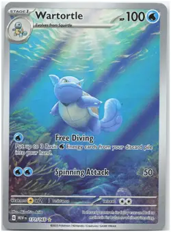 Wartortle - - 171/165 MEW SV: Scarlet & Violet 151 NM - Pokemon TCG - Image 1