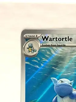Wartortle 171/165 Illustration Rare Scarlet & Violet 151 Pokemon Card TCG NM - Image 2