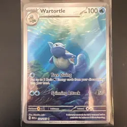 Pokemon TCG Wartortle Scarlet & Violet-151 171/165 Holo Illustration Rare - Image 1