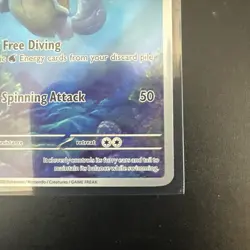 Pokemon TCG Wartortle Scarlet & Violet-151 171/165 Holo Illustration Rare - Image 4