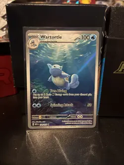 Pokemon TCG Wartortle Scarlet Violet-151 171/165 Holo Illustration Rare - Image 2