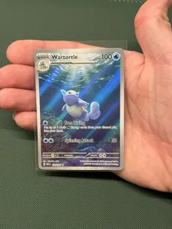 Pokemon TCG Wartortle Scarlet & Violet-151 171/165 Holo Illustration Rare - Image 2