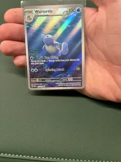 Pokemon TCG Wartortle Scarlet & Violet-151 171/165 Holo Illustration Rare - Image 4