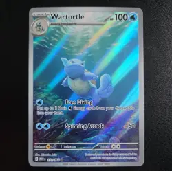 Pokemon TCG Wartortle 171/165 Sv: Scarlet Violet 151 Holo Card English Edition - Image 1