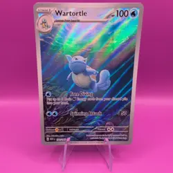 Pokemon TCG Wartortle Scarlet & Violet 151 Card 171/165 Illustration Rare - Image 1