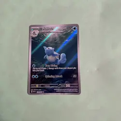 Pokemon TCG Wartortle Scarlet & Violet 151 Card 171/165 Illustration Rare - Image 1