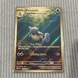 Pokemon TCG Wartortle Scarlet & Violet-151 171/165 Holo Illustration Rare - NM - Image 1