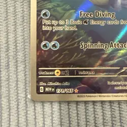 Pokemon TCG Wartortle Scarlet & Violet-151 171/165 Holo Illustration Rare - NM - Image 4