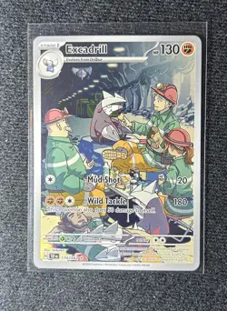 Excadrill 174/162 - Illustration Rare Holo SV05: Temporal Forces NM - Image 1