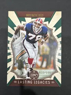 NFL Serial Numbered Card Lot /25 /99 /100 DeMarcus Lawrence Gordon Julio Jones - Image 4