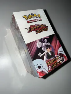 Pokemon Destined Rivals Sealed Half Booster Box, 18 Packs - Image 1