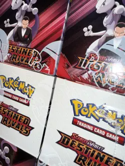 Pokemon Destined Rivals Sealed Half Booster Box, 18 Packs - Image 2