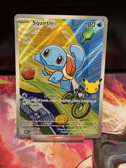 Pokemon TCG First Partner Squirtle Illustration Promo #39 MEP 2026 - Image 1