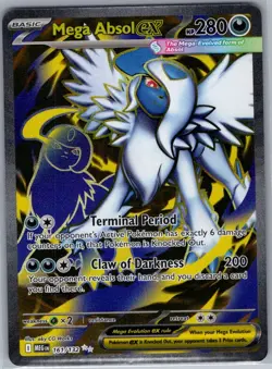 Mega Absol ex 161/132 ME01: Mega Evolution - Pokemon Card - NM - Image 1