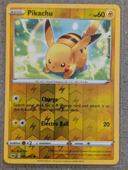 Pikachu 065/202 Reverse Holo Promo Miscellaneous Cards & Products Pokemon NM - Image 1