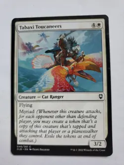 MTG Magic The Gathering Card Tabaxi Toucaneers Creature Cat Ranger White Baldur' - Image 1