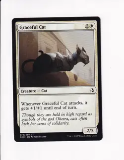 2017 VINTAGE MAGIC THE GATHERING MTG GRACEFUL CAT (#2) (PdC) - Image 1