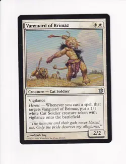 2014 MAGIC THE GATHERING MTG VANGUARD OF BRIMAZ 29/165 (#1) (PdC) - Image 1