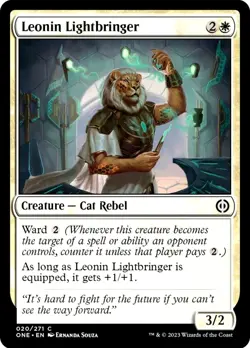 X 1 Leonin Lightbringer NM-M Phyrexia One 020 MTG Magic the Gathering - Image 1