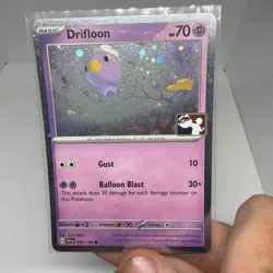 Drifloon Holo Pokemon Prize Pack Series 4 Promo Pokemon Card NM/LP Play Stamp - Image 1