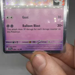 Drifloon Holo Pokemon Prize Pack Series 4 Promo Pokemon Card NM/LP Play Stamp - Image 3