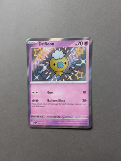 Pokemon TCG Drifloon 155/091 Baby Shiny Paldean Fates English - Image 1