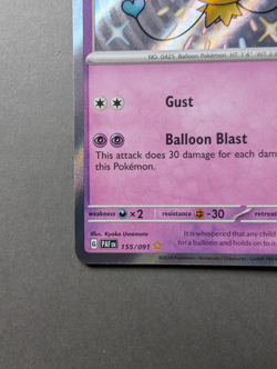 Pokemon TCG Drifloon 155/091 Baby Shiny Paldean Fates English - Image 4