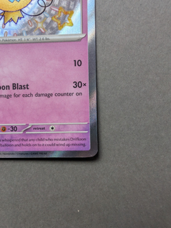Pokemon TCG Drifloon 155/091 Baby Shiny Paldean Fates English - Image 5