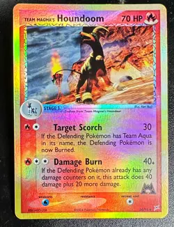 Houndoom - EX Team Magma vs Team Aqua - 34/95 - Reverse Holo - Pokemon TCG - LP - Image 1