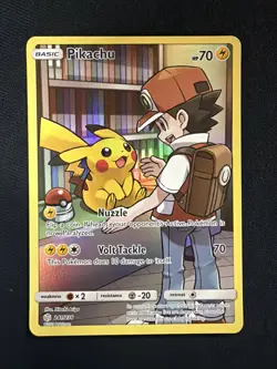 Pokemon TCG Pikachu Sun & Moon - Cosmic Eclipse 241/236 Holo Secret Rare - Image 1