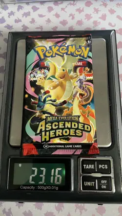 Pokemon Ascended Heroes Booster Pack Heavy (23.16g) 🔥🔥 - Image 1