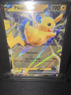 Pokemon Paldea Evolved TCG Pikachu EX Double Rare 63/193 - Image 1