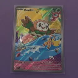 Pokemon Me: Mega Evolution Promo Rowlet 043 Basic Holo English - Image 1