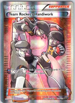Team Rocket's Handiwork 124/124 Ultra Rare Fates Collide Pokemon NM - Image 1