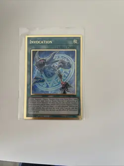 Yu-Gi-Oh Invocation MGED-EN044 Gold Rare 1st Edition Card - Image 1