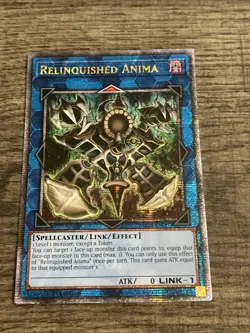 Yugioh! | Relinquished Anima MP24-EN007 Quarter Century Secret Rare 25th NM - Image 1