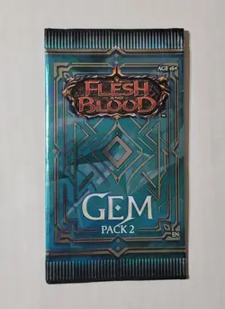 Flesh And Blood GEM Pack 2 - Sealed NEW Promo Pack - Image 1