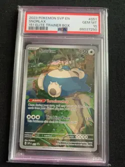Snorlax 051 Black star Promo ( Pokemon 151 Elite Trainer Box ) - Image 1