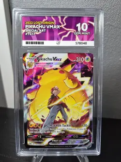 Pokemon Pikachu TCG VMAX Lost Origin Ace 10 TG17/TG30 Special Art - Image 1