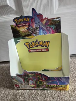 EMPTY Pokemon TCG Evolving Skies Booster Box Display - No Packs - Image 1