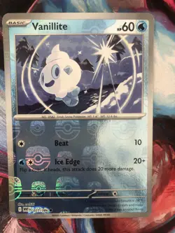 Vanillite 027/086 Masterball Holo - White Flare - Pokemon TCG - NM/M - Image 1