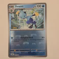 Dewott 022/086 Masterball Card From White Flare Pokemon Card Set - Image 1