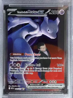 2026 Pokemon ASC Team Rocket’s MEWTWO ex – Special Illustration Rare – PSA 10 - Image 3