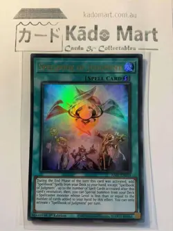 Spellbook of Judgment RA01-EN054 Ultra Rare 1st Edition YuGiOh TCG Card - Image 1