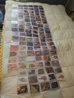 Over 100 Michael Jordan Basketball Cards In New Penny Sleeves And Card... - Image 1